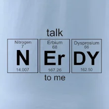 Talk nerdy - periodická tabulka Talk nerdy - periodická tabulka