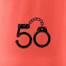 Narozeninové tričko pro policajta - pouta 50