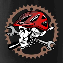 Lebka biker opravář Lebka biker opravář