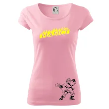 Hasič stojící - nápis hasiči - Velký nápis  na zádech