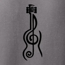 Houslový klíč kytara