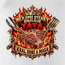 Nejlepší steaky griluje táta Král ohně a masa