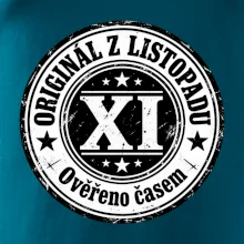 Originál z listopadu černobílá pečeť XI