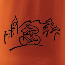 Cyklista na výletě