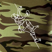 Lezecká stěna jedním tahem