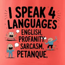 I speak 4 language - Petanque
