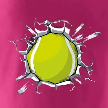 Tenisový míč v triku