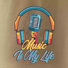 Music is my life sluchátka