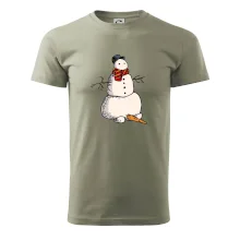 Sněhulák se spadlým nosem