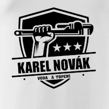 Instalatér - Erb vlastní nápis