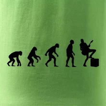 Evoluce kytarista - noha na kombu