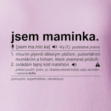 Jsem maminka. Mluvím plynně dětským pláčem bíle