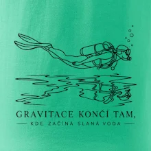 Gravitace končí ve slané vodě