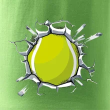 Tenisový míč v triku