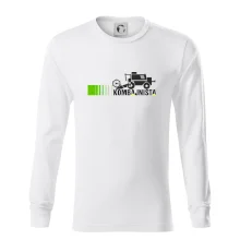 Kombajnista zelená a žlutá