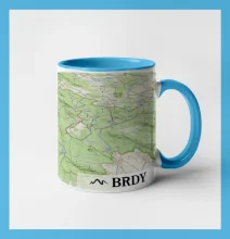 Hrnek - Brdy mapa