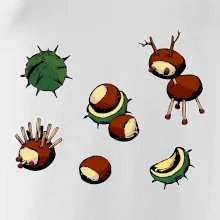 Kaštanová zvířátka - obdelník