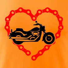 Moto srdce řetěz - chopper
