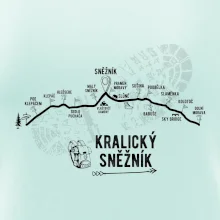 Profil kopců - Kralický Sněžník