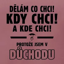 Dělám co chci, kdy chci důchod