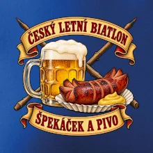 Český letní biatlon špekáček a pivo