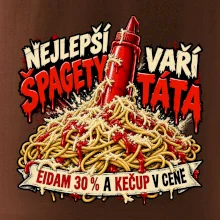 Nejlepší špagety vaří táta Eidam 30 procent a kečup v ceně