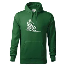 MTB kreslený cyklista MTB kreslený cyklista