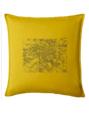 Mapy měst černobílé Praha