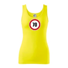 Dopravní značka - omezení rychlosti 70