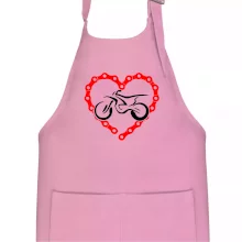 Moto srdce řetěz - enduro