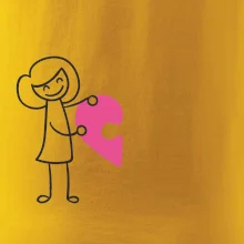 Párová trička puzzle postavička