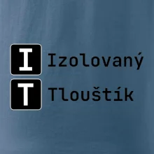 IT Nápis Izolovaný Tlouštík