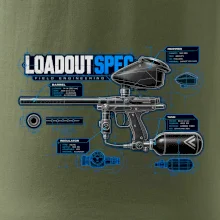 Technický výkres loadout spec paintball