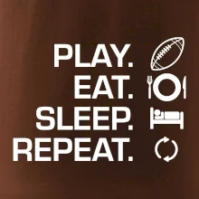 Play Eat Sleep Repeat americký fotbal