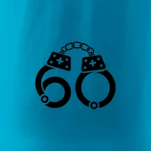 Narozeninové tričko pro policajta - pouta 60