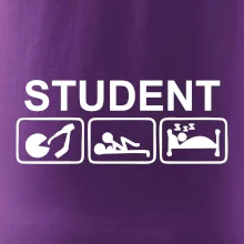 Pít užívat spát - student