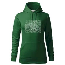 Mapy měst černobílé Praha