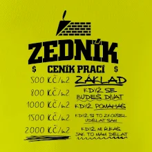 Ceník zedníka - cena za metr
