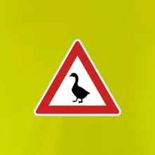 Dopravní značka - Pozor husa