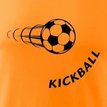 Kickball nápis šikmo