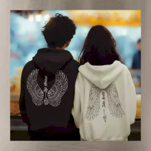 Párova mikina - Jeho anděl , Její strážce