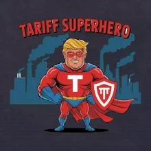 Tariff Superhero Trump