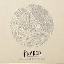 Praděd - vrstevnice v kruhu