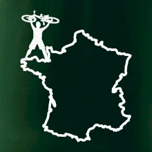 Cyklista nad Francií