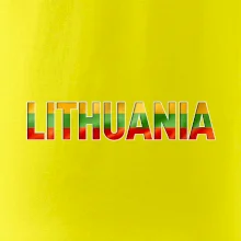 Lithuania - nápis vlajka