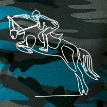 Jízda na koni jedním tahem