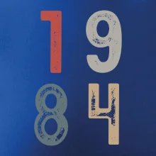Vintage číslice 1984 Vintage číslice 1984