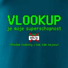 Vlookup moje superschopnost