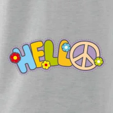 Hello hippie symbol