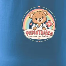 Pediatrička ordinace plná úsměvů - medvídek a duha
